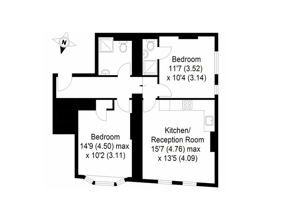 Camden Central - Boutique Apartment Londen Kamer foto